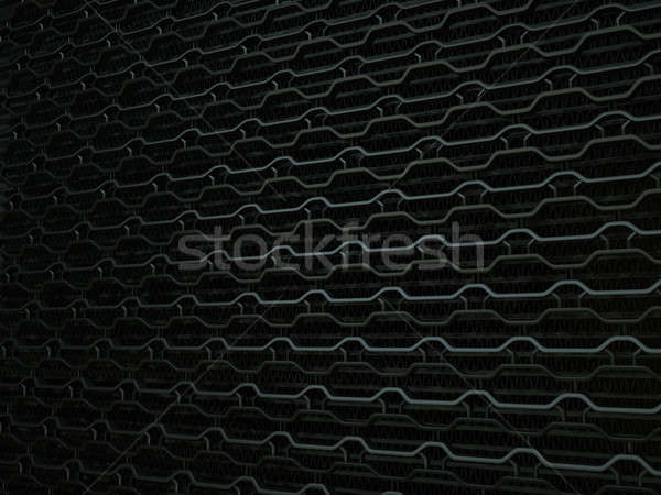 Jármű radiátor közelkép textúra hullámos minta Stock fotó © Arsgera