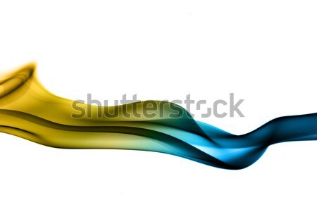 Gradient colored fume abstract over white  Stock photo © Arsgera