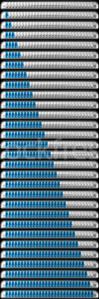 [[stock_photo]]: Bleu · téléchargement · bars · ensemble · futuriste