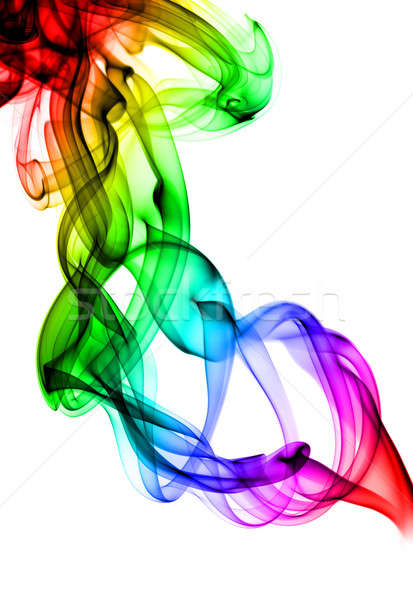 Complex colored Abstract fume swirls Stock photo © Arsgera
