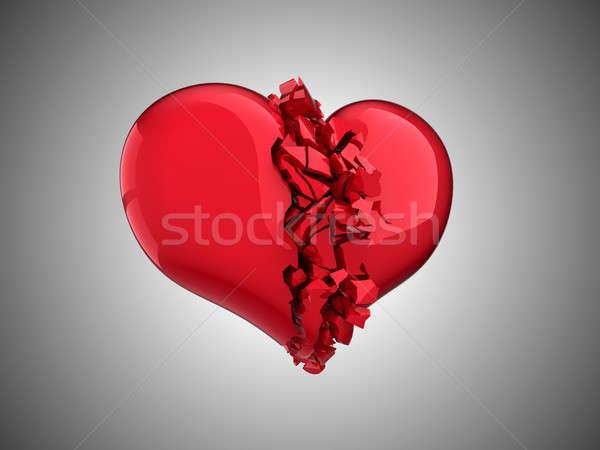 Amor enfermedad muerte dolor corazón Foto stock © Arsgera