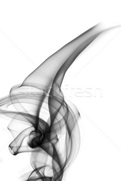 Abstração preto fumar branco abstrato luz Foto stock © Arsgera