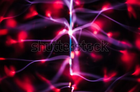 Abstract patterns: plasma gas bright beams Stock photo © Arsgera