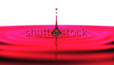 Csobbanás víz cseppecske rózsaszín természet fény Stock fotó © Arsgera