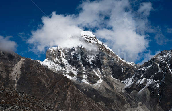 Stock photo: Mountains near Gokyo and Sacred lakes in Himalayas