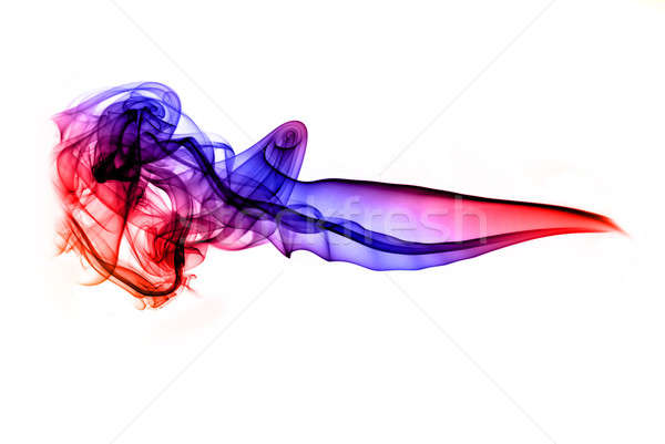 Colorful puff of abstract smoke Stock photo © Arsgera