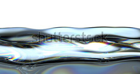 Lichid combustibil valuri mare Imagine de stoc © Arsgera