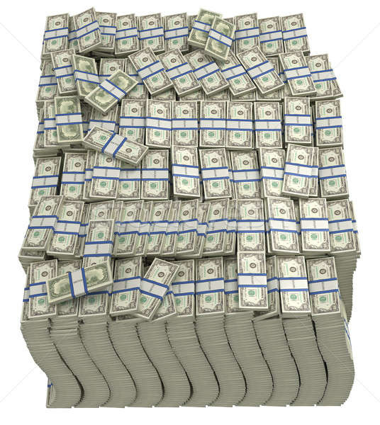 Large bundle of US dollars Stock photo © Arsgera