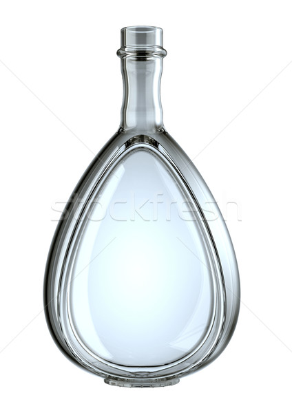 Custom made botle for brandy or liquor isolated  Stock photo © Arsgera