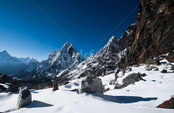 Cho La pass in Himalayas Stock photo © Arsgera