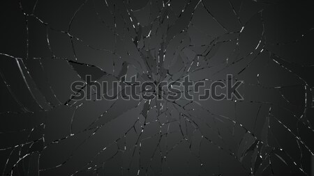 Destructed or demolished glass  Stock photo © Arsgera