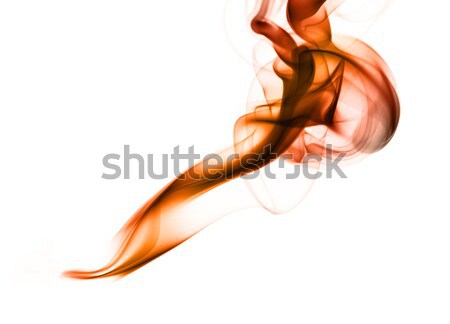 Bright colorful fume abstract shapes over white Stock photo © Arsgera