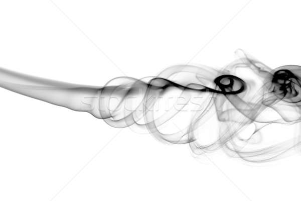 Abstract fume pattern on white Stock photo © Arsgera