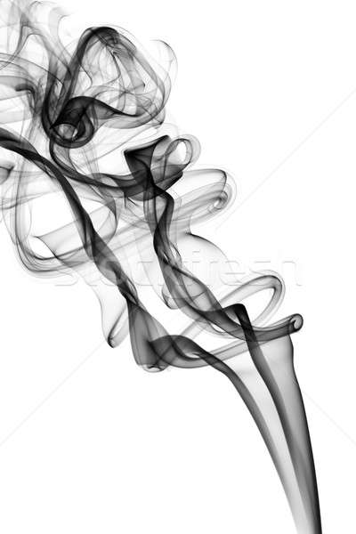 Fume abstract shapes on white Stock photo © Arsgera