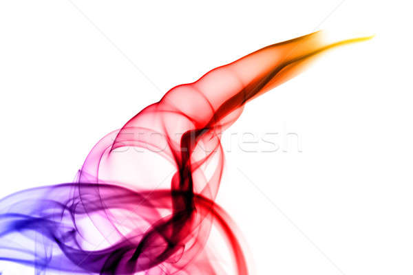 Fume shapes colored with gradient Stock photo © Arsgera