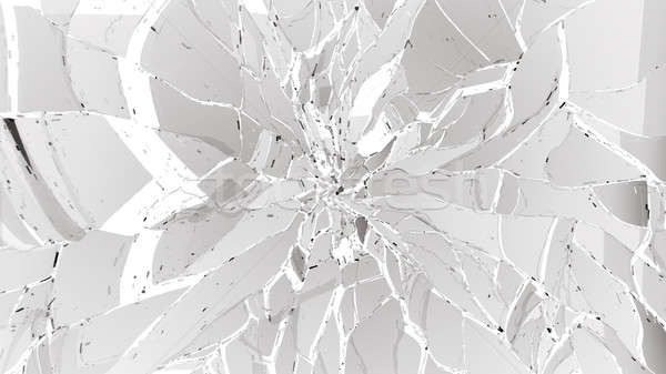 ストックフォト: ガラス · 白 · 抽象的な · デザイン