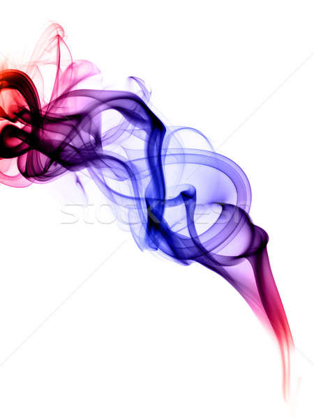Blue and red colored fume abstract  Stock photo © Arsgera