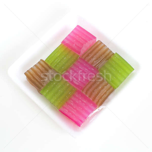 Thai süß Dessert Gesundheit grünen Retro Stock foto © art9858