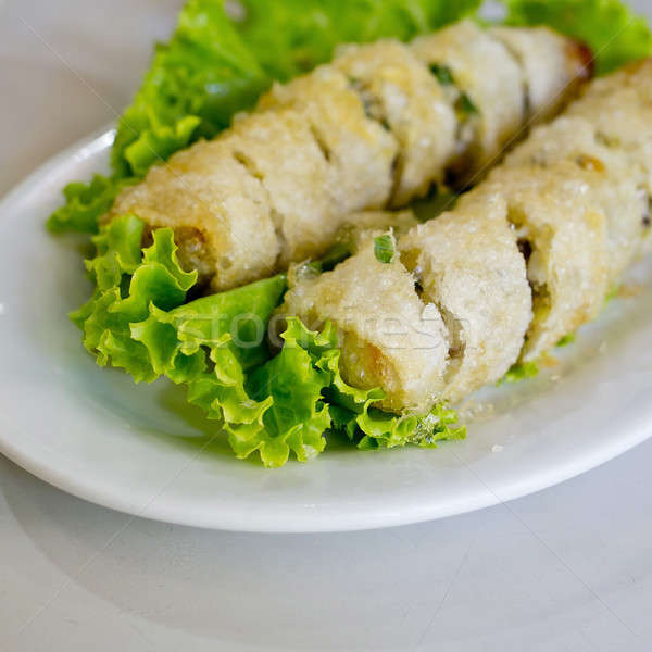 Fried Viet Nam Traditional Spring rolls food Stock photo © art9858