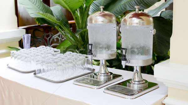 Cold water dispensers - water cooler Stock photo © art9858