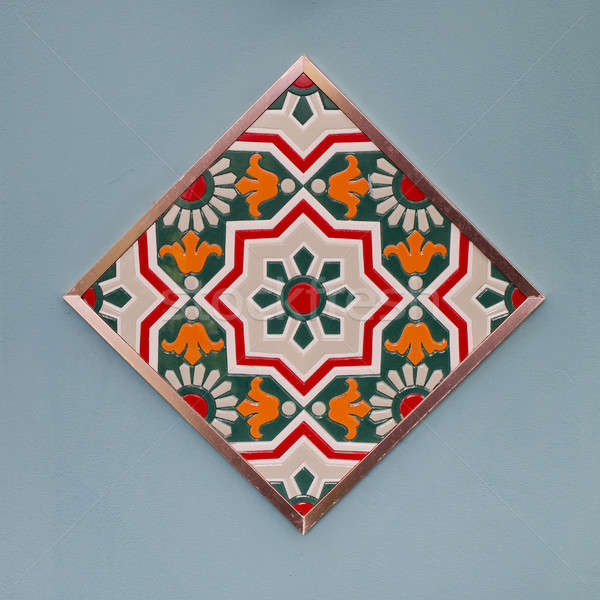 Keramische tegels patronen kleurrijk stijl huis Stockfoto © art9858
