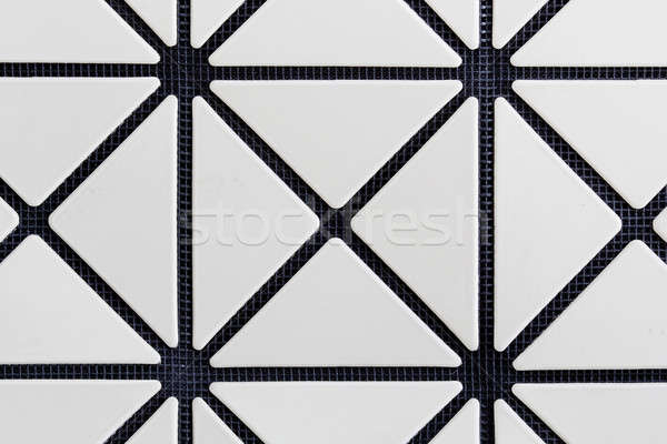 Naadloos monochroom geometrisch patroon papier textuur ontwerp Stockfoto © art9858