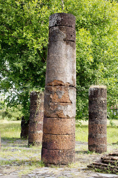 Pilastro storico parco città Thailandia pietra Foto d'archivio © art9858