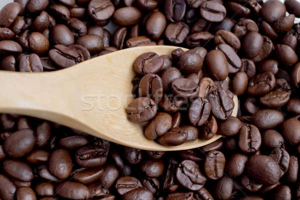 кофейный боб черпать кофе аннотация фон Сток-фото © art9858