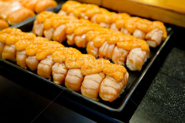 Japonais sushis poissons lumière restaurant couleur [[stock_photo]] © art9858