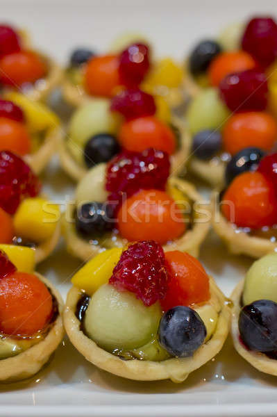 finger food, dessert and fruits cocktail Stock photo © art9858
