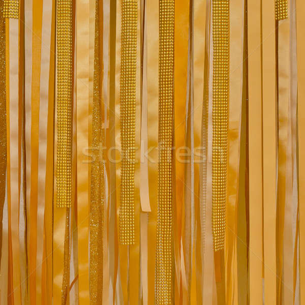 Gold background texture - ribbon pattern Stock photo © art9858