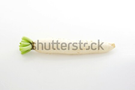 Daikon radishes isolated on white background Stock photo © art9858