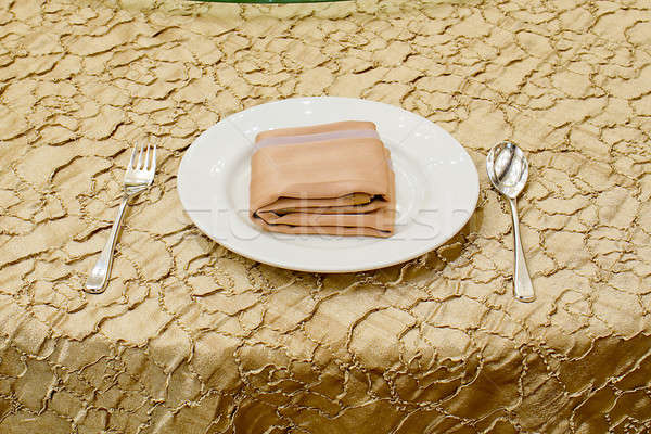 Table coûteux cuisine restaurant mariage Photo stock © art9858