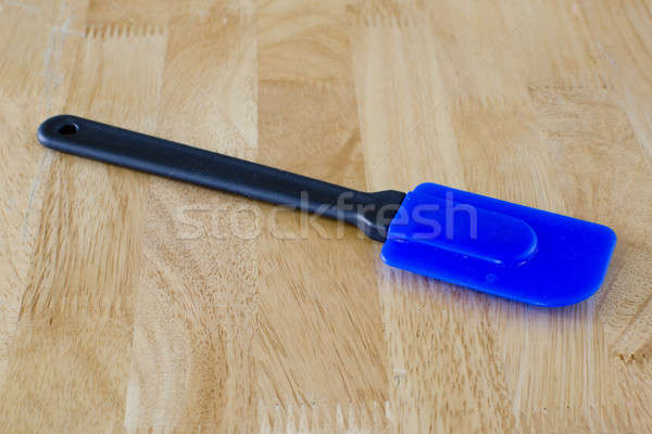 rubber scraper baking utensils on a white background Stock photo © art9858