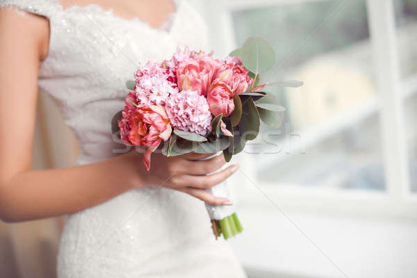 [[stock_photo]]: Bouquet · belle · rose · mariage · fleurs