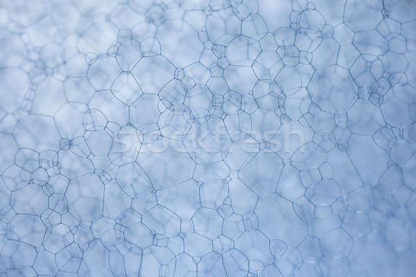 Suprafata balon spuma albastru textură bule de sapun Imagine de stoc © artfotodima