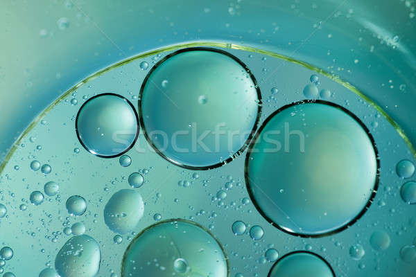 Abstract backgrounds. Oil babbles on water, abstraction . Macro Stock photo © artfotodima
