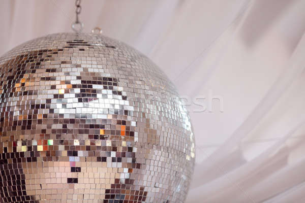 Fiesta luces disco ball brillante discoteca buena Foto stock © artfotodima