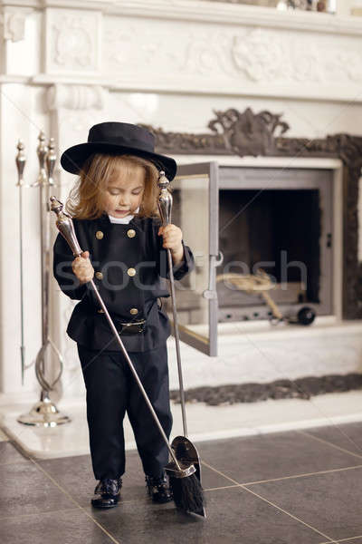Chimney Sweep Playful Girl  Stock photo © artfotodima