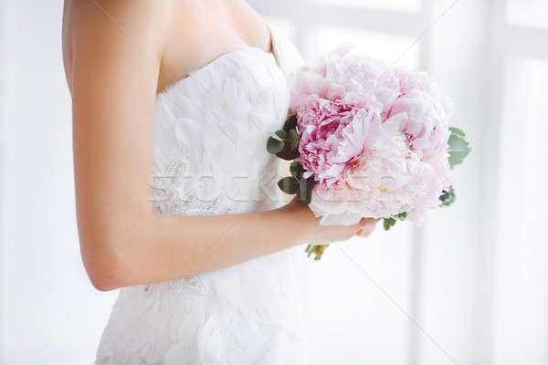 Foto stock: Ramo · hermosa · rosa · boda · flores