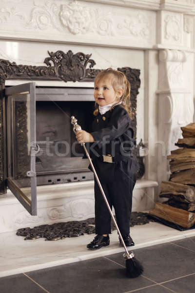 Chimney Sweep Playful Girl  Stock photo © artfotodima