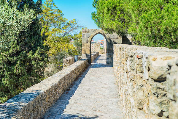 Castle Sao Jorge in Lisbon, Portugal Stock photo © artfotoss