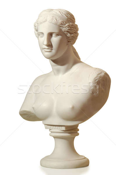 Gips posąg kobieta klasyczny stylu tle Zdjęcia stock © artfotoss