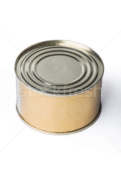 canning tin can on a gray background Stock photo © artfotoss