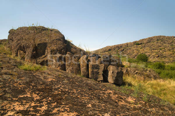 Foto stock: Reserva · pedra · Ucrânia · casa · natureza · beleza