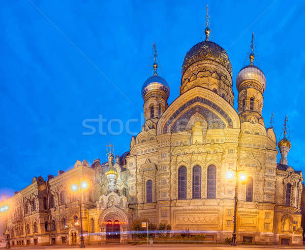 Temple of Assumption on Leytenanta Shmidta Emb. Saint-Petersburg Stock photo © artfotoss