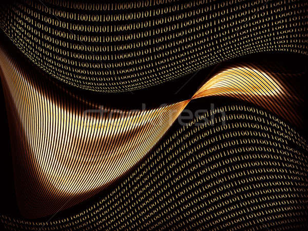 Comunicazione internet codice binario dati computer Foto d'archivio © Artida