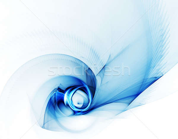 Abstract dinamica blu movimento vortice metafora Foto d'archivio © Artida