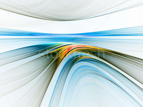 Colorato lineare orizzonte abstract illustrazione Foto d'archivio © Artida