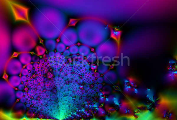 colorful retro abstract background Stock photo © Artida